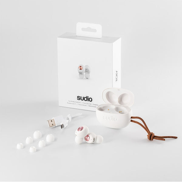 SUDIO TOLV WHITE - True Wireless Earphones