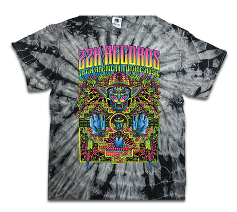 Latin American Future Music Tie Dye T-Shirt by Freshcore