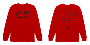 Merch Oficial BEACH HOUSE - OTM Heart Red Long Sleeve