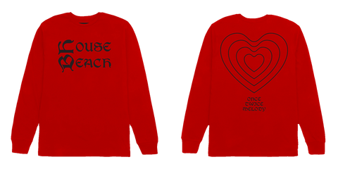 Merch Oficial BEACH HOUSE - OTM Heart Red Long Sleeve