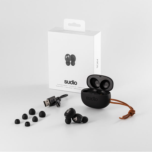 SUDIO TOLV BLACK - True Wireless Earphones