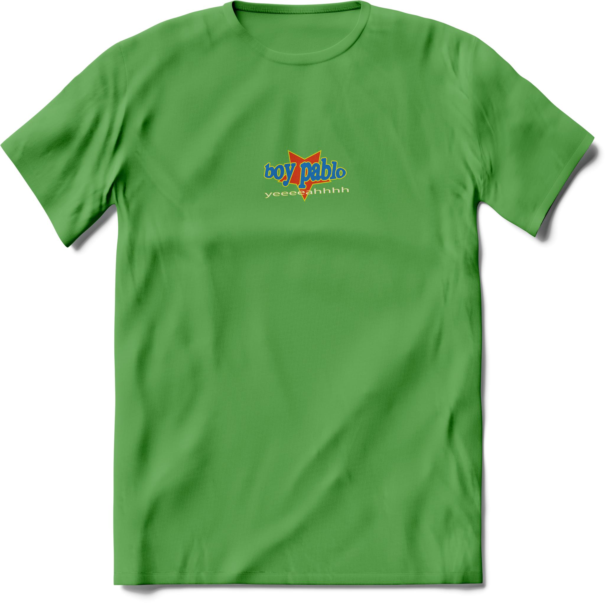 T-Shirt BOY PABLO (verde fosforescente)